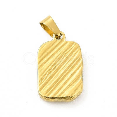 PVD Vacuum Plating 304 Stainless Steel Pendants STAS-A073-04G-01-1