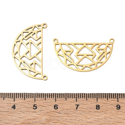304 Stainless Steel Connector Charms SA-CBAE6A3-08G-1