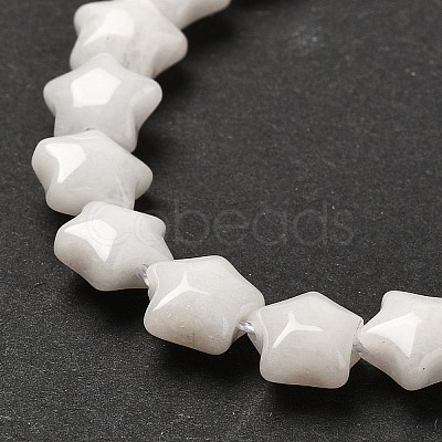 Natural White Jade Beads Strands G-Z080-A23-8mm-1