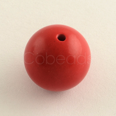 Round Cinnabar Beads X-CARL-Q002-8mm-1