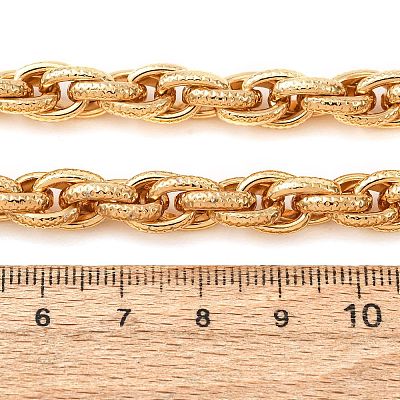 Hammered 304 Stainless Steel Rope Chains SA-CBAE0F2-20G-1