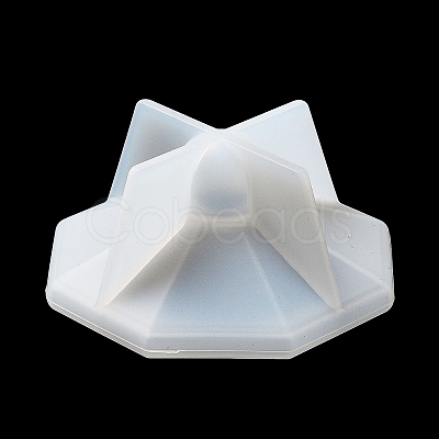 Faceted Octagon DIY Silicone Candle Cup Molds DIY-P078-07-1