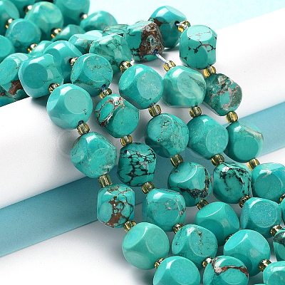 Synthetic Magnesite Bead Strands G-M367-22B-1-1