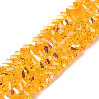 Transparent Glass Beads Strands EGLA-P061-04B-AB09-1
