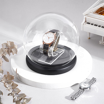 1Pc Acrylic Display Stands for Watch ODIS-PH0001-87B-1