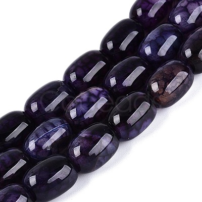 Natural Agate Beads Strands G-Q606-97B-07-1