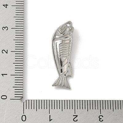 304 Stainless Steel Pendants STAS-C138-05C-P-1