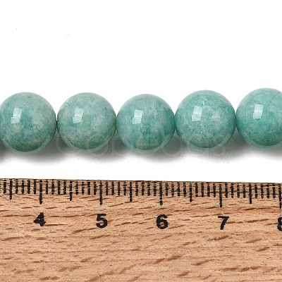 Natural Amazonite Bead Strands G-P204-02-10mm-1