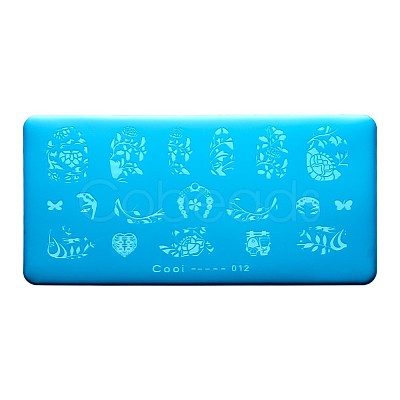 Stainless Steel Nail Art Stamping Plates MRMJ-Q068-012-1