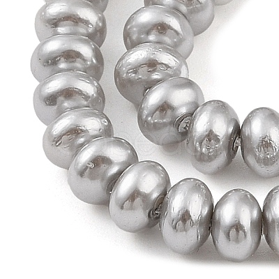 Electroplated Shell Pearl Beads Strands BSHE-C006-04B-1