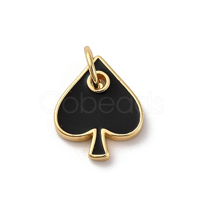 Brass Enamel Charms KK-Q098-25G-A02-1