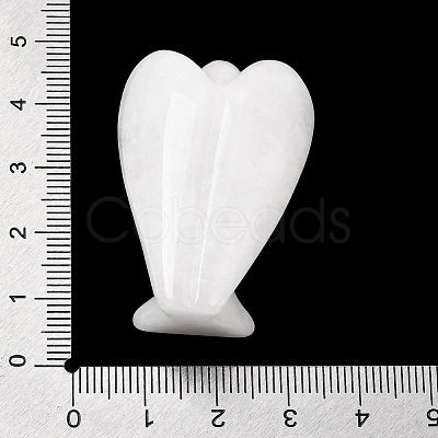 Natural White Jade Angel Figurine DJEW-N006-01A-02-1