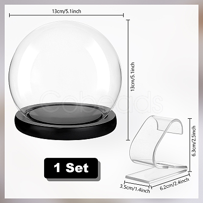 1Pc Acrylic Display Stands for Watch ODIS-PH0001-87B-1