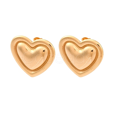 304 Stainless Steel Stud Earrings EJEW-K311-01G-1
