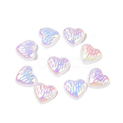 UV Plating Acrylic Cabochons OACR-H121-02A-1