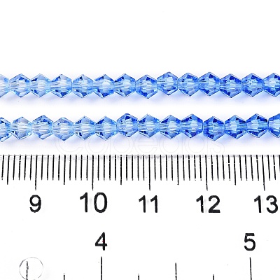 Gradient Color Baking Paint Glass Bead Strands X1-DGLA-A039-T4mm-A020-1