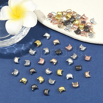 60Pcs 6 Colors Electroplate Glass Beads Strands EGLA-YW0005-70-1