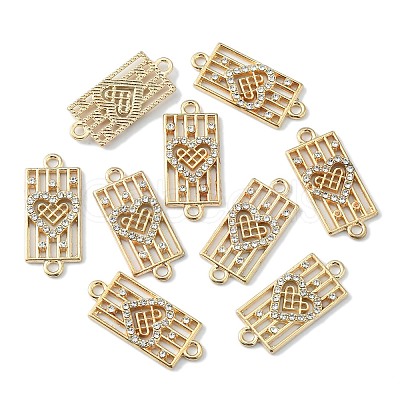 Alloy Rhinestone Connector Charms FIND-TAC0014-56-1