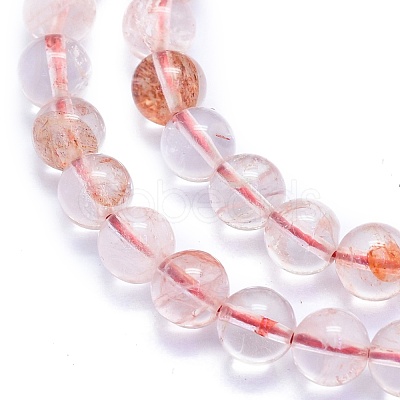 Natural Red Quartz Beads Strands G-K310-C11-8mm-1