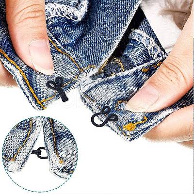 Gorgecraft 48Sets 3 style Cloth and Iron Hook and S-Hook Clasps IFIN-GF0001-17-1