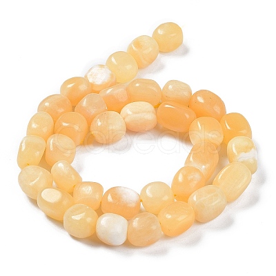 Natural Topaz Jade Beads Strands G-C038-02P-1