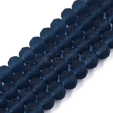 Transparent Glass Beads Strands EGLA-A044-T8mm-MD12-1