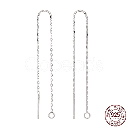 925 Sterling Silver Ear Stud Findings X-STER-I014-04S-1