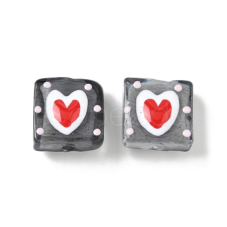 Handmade Lampwork Enamel Beads LAMP-G147-02E-1