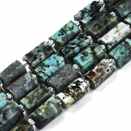 Natural African Turquoise(Jasper) Beads Strands X-G-S376-012-1