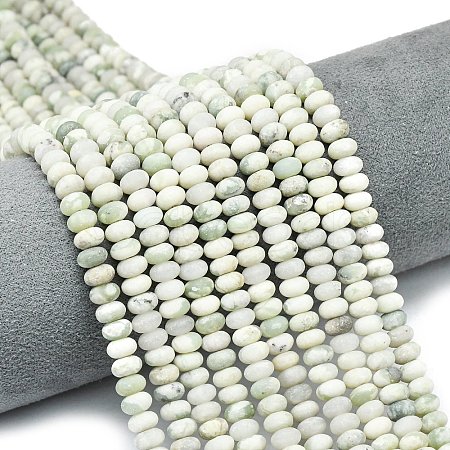 Natural Peace Jade Beads Strands G-P575-A25-6x4mm-1