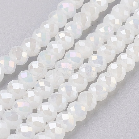 Electroplate Glass Beads Strands LS-GLAA-K027-03AB-1