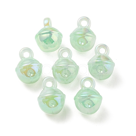 UV Plating Rainbow Iridescent Acrylic Pendants OACR-P010-19F-1