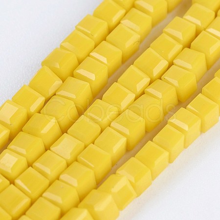 Opaque Glass Beads Strands EGLA-F121-NC02-1