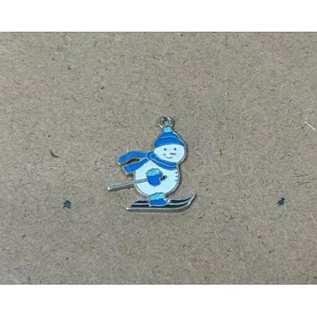 Winter Theme Alloy Enamel Pendants ENAM-M002-04P-P-1