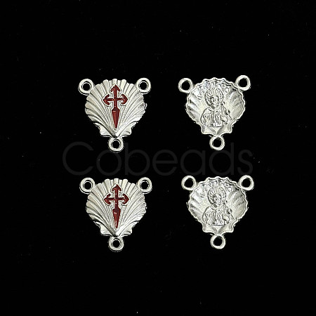 Alloy Enamel Chandelier Component Links AL-CBA2261-01-1