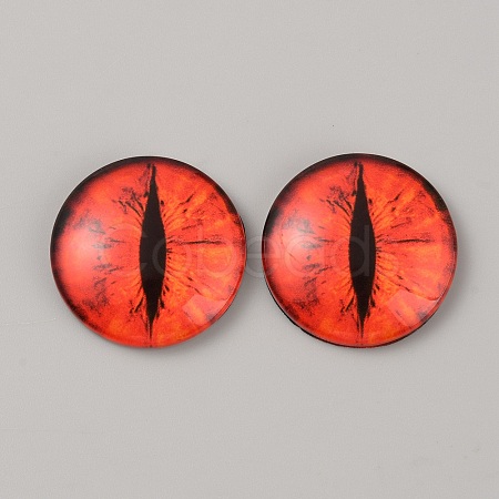 Luminous Self Adhesive Glass Eyes Cabochons DIY-WH0304-941C-39-1