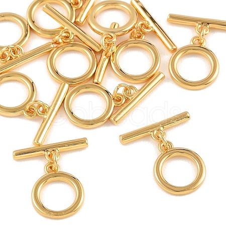 SHEGRACE Brass Toggle Clasps XGR0123G-157G-1