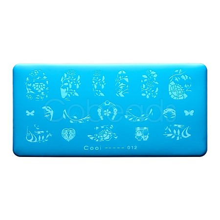 Stainless Steel Nail Art Stamping Plates MRMJ-Q068-012-1