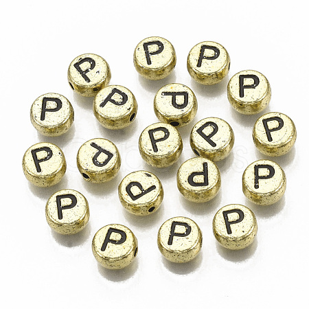 Plating Acrylic Beads X-PACR-CD0001-P-1