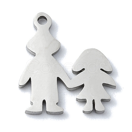 Non-Tarnish 304 Stainless Steel Charms STAS-C097-31P-1