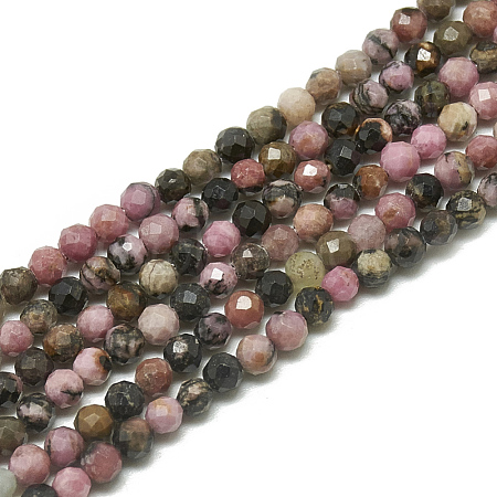 Natural Rhodonite Beads Strands G-S300-16-3mm-1
