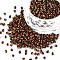 12/0 Glass Seed Beads, Opaque Colours Seep, Black, 2mm, hole: 0.8mm