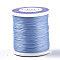 Nylon 66 Coated Beading Threads for Seed Beads, Cornflower Blue, 0.1mm, about 54.68 yards(50m)/roll