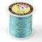 Round Metallic Thread, Embroidery Thread, 9-Ply, Dark Turquoise, 0.8mm, about 65.61 yards(60m)/roll