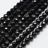 Natural Black Spinel Beads Strands G-E366-07-4mm-2