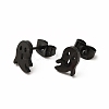 Halloween Ghosts 304 Stainless Steel Stud Earrings for Women EJEW-B019-04EB-2