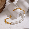 Elegant Natural Pearl Beads Link Bracelets ZR4711-5