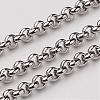 Tarnish Resistant 304 Stainless Steel Rolo Chains CHS-K001-99C-1