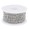 Tarnish Resistant 304 Stainless Steel Curb Chains CHS-I003-A01-A-P-2