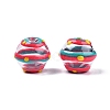 Transparent Glass Enamel Beads LS-GLAA-G084-01D-2